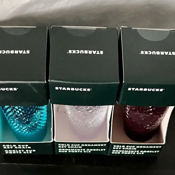Starbucks Cold Cup OrnamentKeychain Set